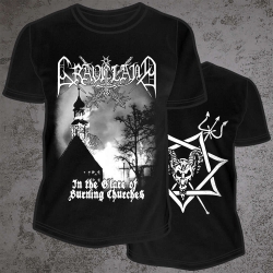 GRAVELAND - In The Glare Of Burning Churches T-SHIRT, ROZMIAR L